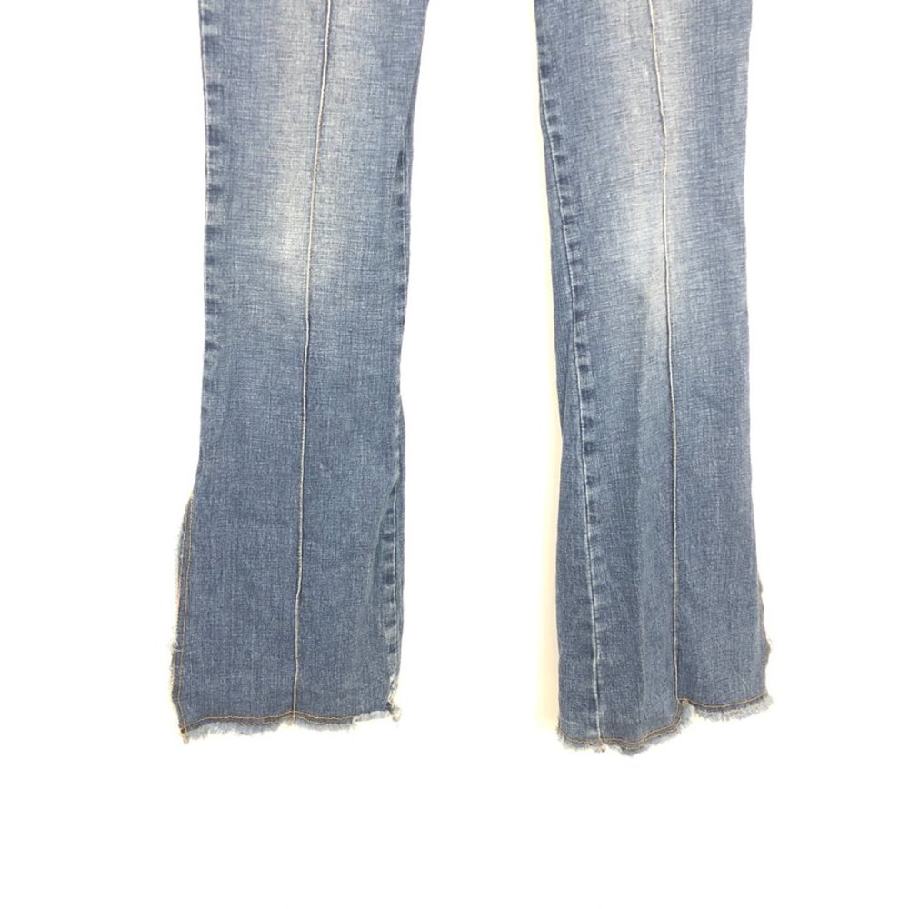 JNCO Vintage Corset Tie Up Flare Jeans Bell Bottom - Picture 4 of 13